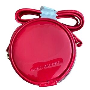Marc Jacobs Glossy Red Mini Crossbody Bag